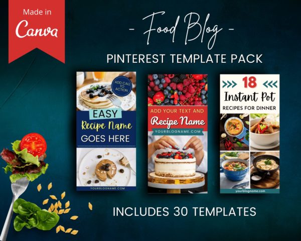 food blogger template product