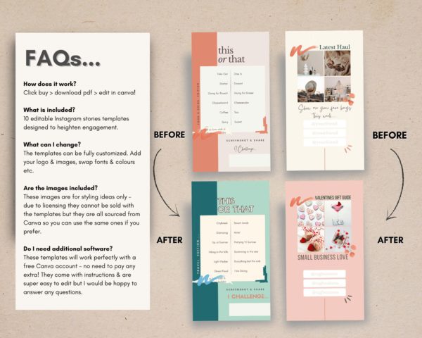 engagement template product