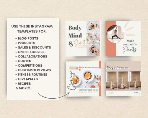 wellness template product