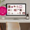 Canva Instagram Templates - Pink Example