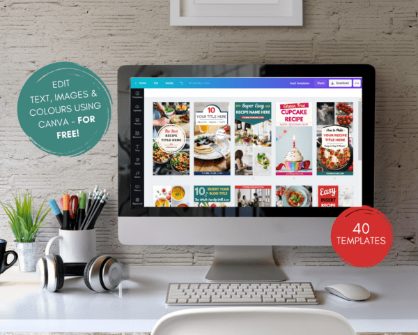 Canva Templates Food Blogger Examples