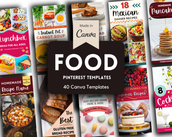 Canva Templates Food Blogger Examples