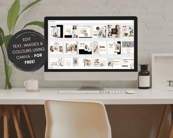 Canva Small Business Instagram Templates Examples