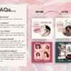 Canva Instagram Templates - Pink Example